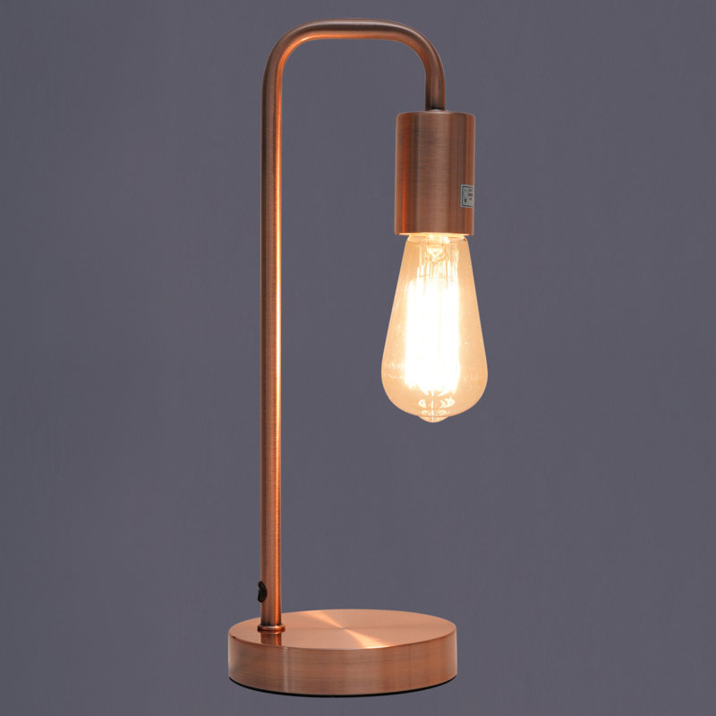 Price Metal Arched Lamp, Antique Brass