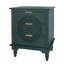 Commode 3 tiroirs creux, commode avec poignées en métal, armoire de rangement