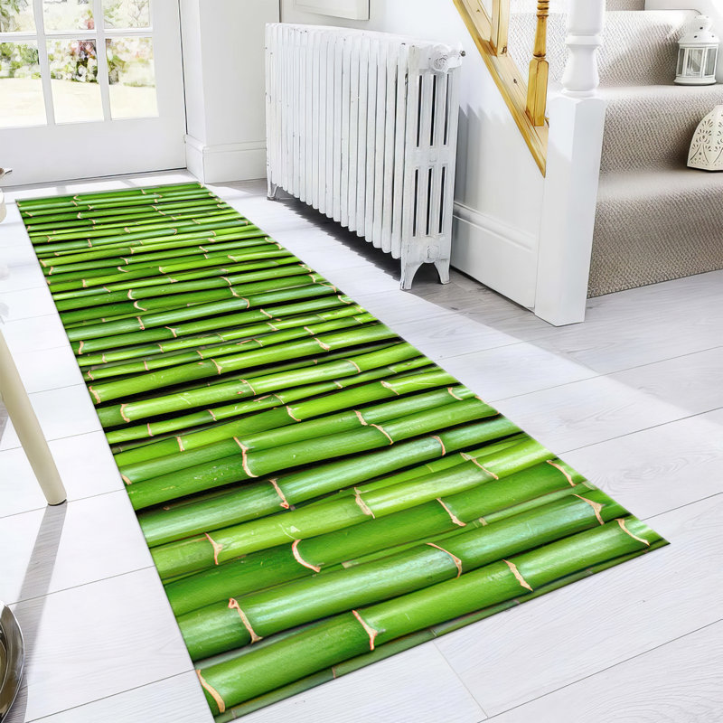 Exquisite Soft Pile Printed Rug with Intricate Floral Design Suitable for Enhancing Your Living Room or Bedroom Decor