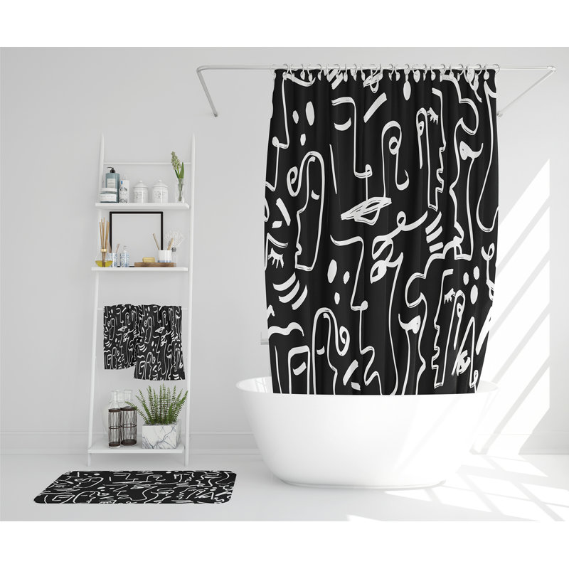 Nasriddin Polyester Shower Curtain Set