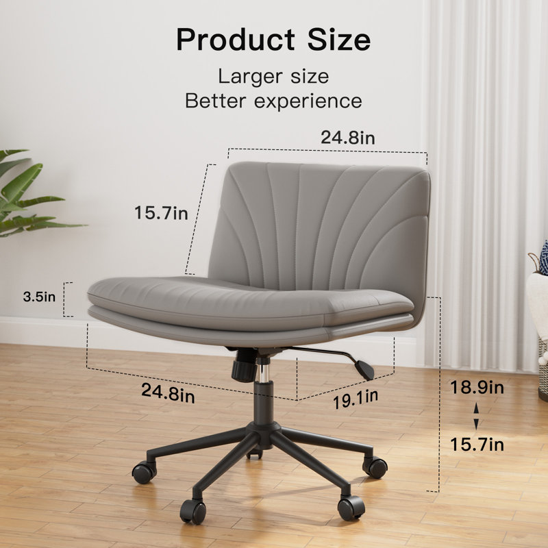 Chaise de bureau Nevel, Gris