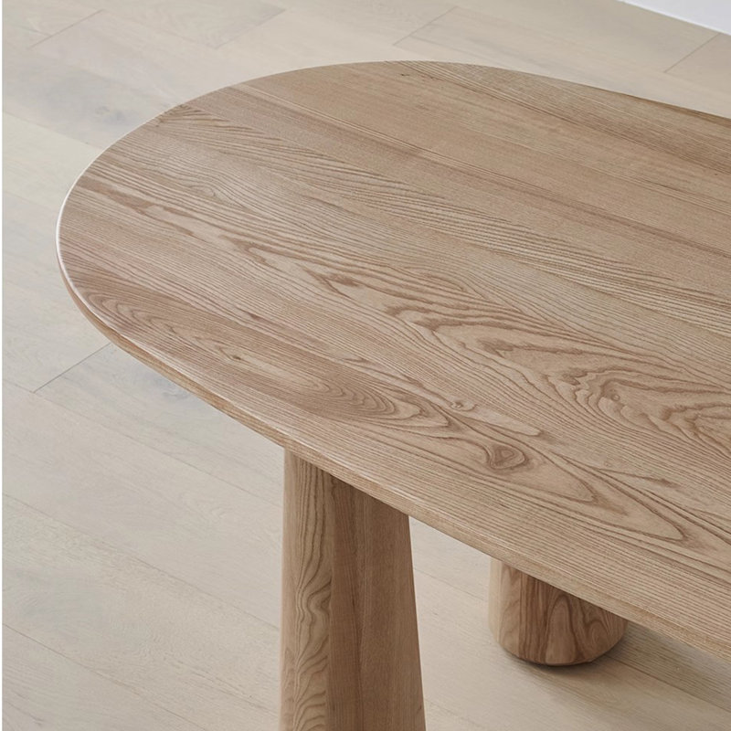 Table à manger Butter Wind Log Modern Home, H 29,53 po x L 94,49 po x l 35,43 po