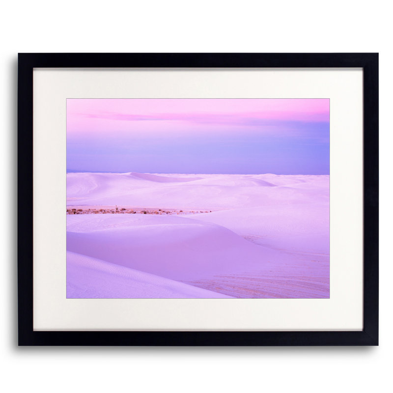 «White Sands Twilight Pastel» par Bruce Heinemann, 16" H x 20" W