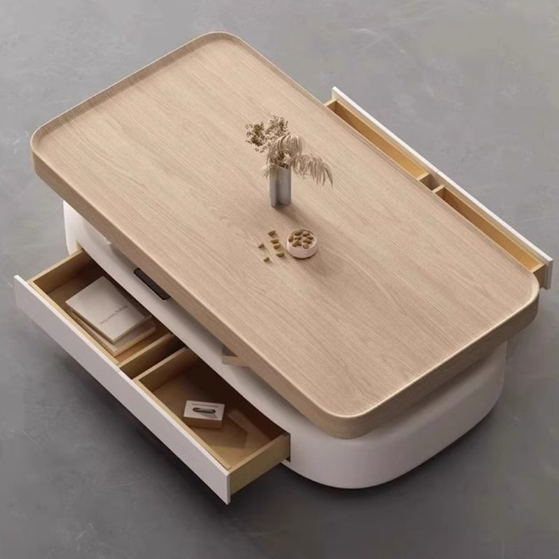 Table basse simple de style crème moderne