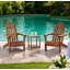 Chaise Adirondack d'extérieur à bascule Annieruth