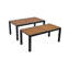 Barile 10 - Person Patio Dining Set with Extendable Rectangular Table