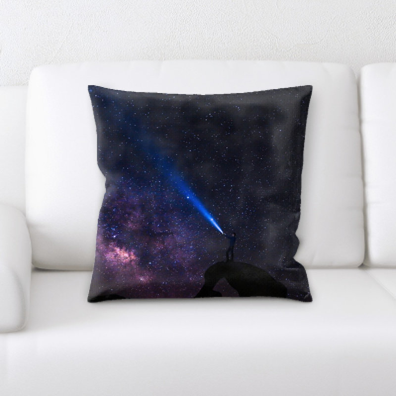 Microsuede Throw Pillow