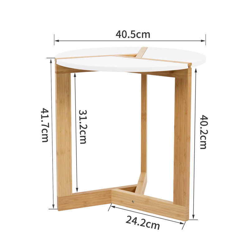 Elouan Cross Legs End Table