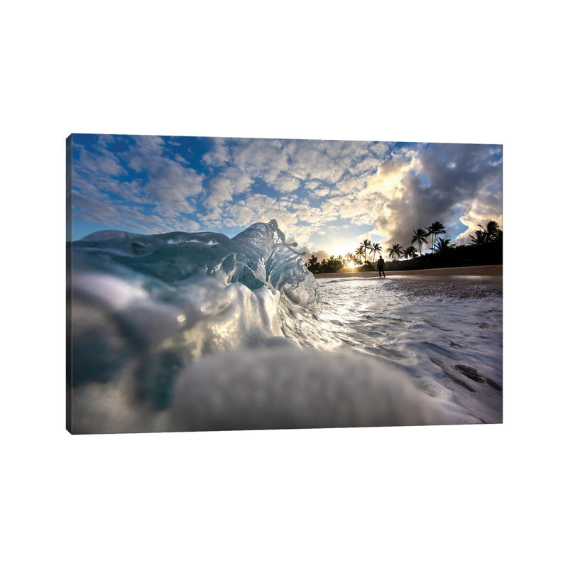 Foam Attack by Sean Davey - Gallery-Wrapped Canvas Giclée on Canvas, 20.32 cm H x 30.48 cm W, Canvas