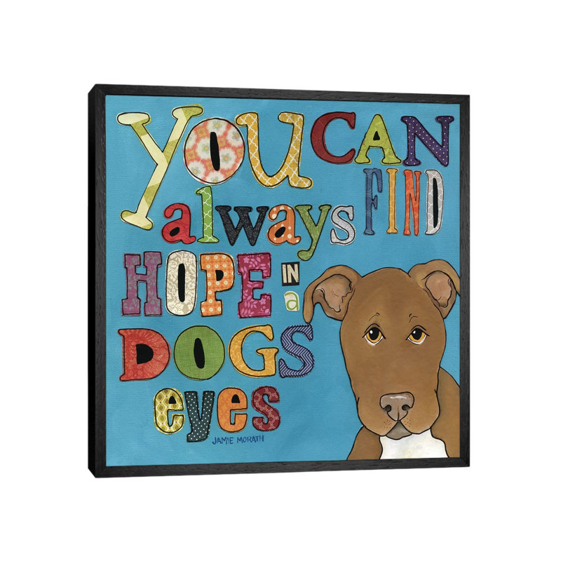 Find Hope by Jamie Morath - Print on Canvas, Black Framed, 45.72 cm H x 45.72 cm W