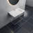 Fireclay Rectangular Console Bathroom Sink with Overflow-49500061-119116969