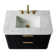 Liljan 30'' Wall-Mounted Single Bathroom Vanity with Engineered Stone Top