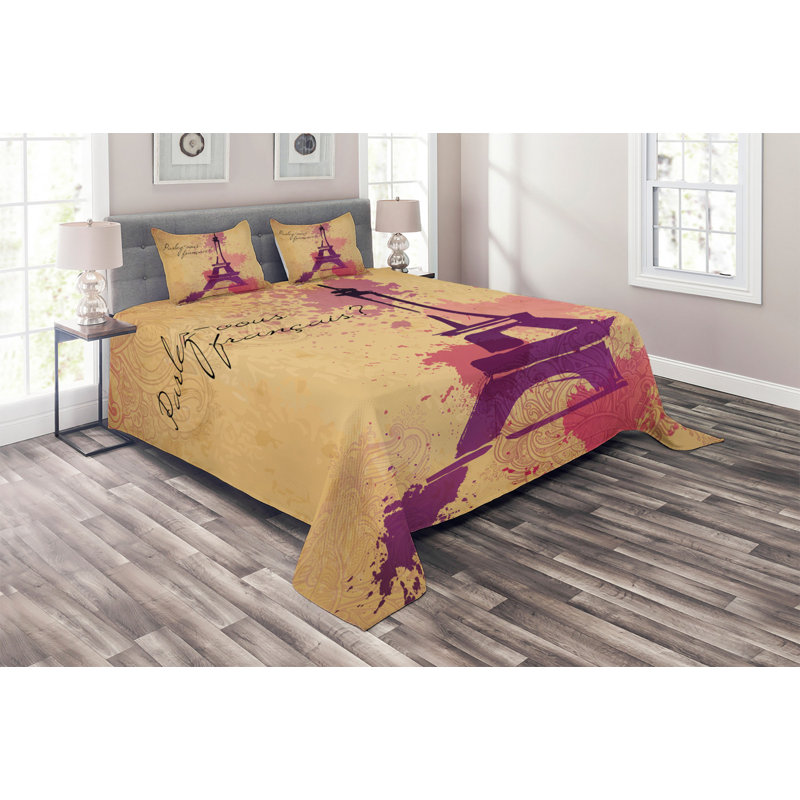 Eiffel Tower Eclectic Coverlet