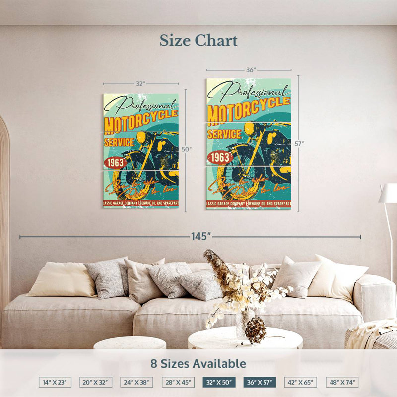 Mehar Vintage Motorcycle Poster