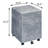 Silver 3-Drawer File Cabinet