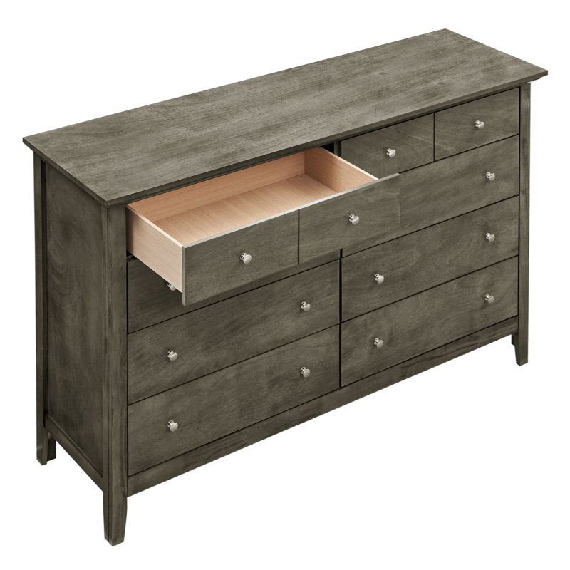 Commode contemporaine en panneau de particules durable pour chambre à coucher et vestibule