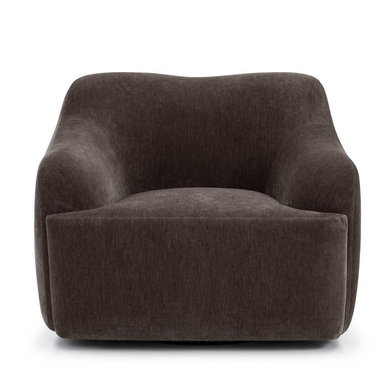 Orla Upholstered Swivel Chair- Chenille
