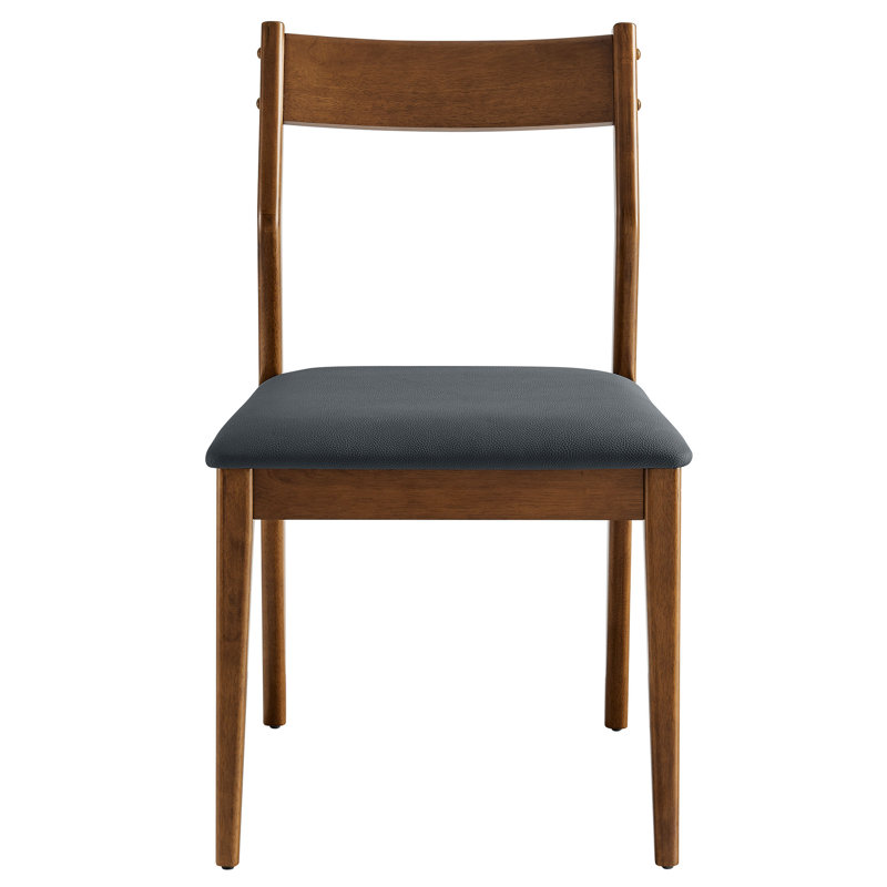 Ensemble de 2 chaises d'appoint Solara, Noyer, Noir, noir, noir, noir