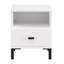 SALAMIS Bedside table, Opaque White-660215908