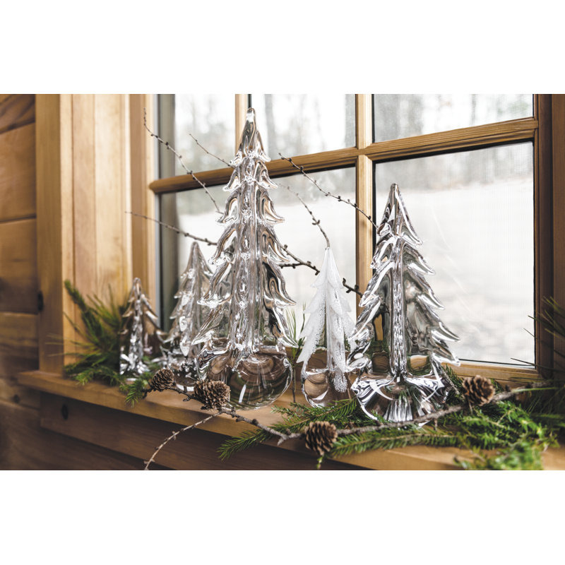 Snowy Branches Evergreen, 8 inch