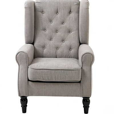 High Wingback Reading Chair,Accent Chair,Button Tufted Accent Chair(Only Accent Chair)