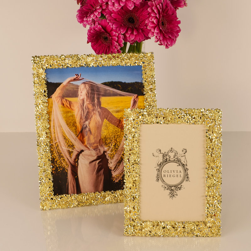 Everleigh Metal Picture Frame, Gold, 8" x 10"