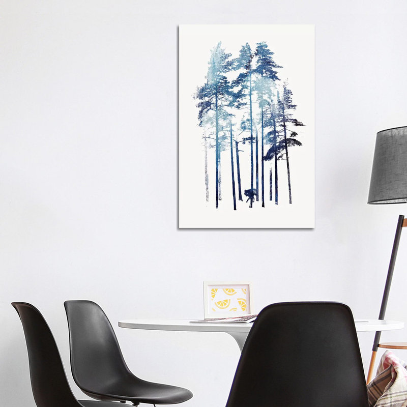 Winter Wolf 1 Piece Wrapped Canvas Painting, 101.6 cm H x 66.04 cm W x 1.91 cm D