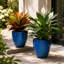 Jardinière intérieure / extérieure en résine synthétique moderne avec soucoupe et écran de drainage (ensemble de 2)-1431438775-1522317508-1431438777