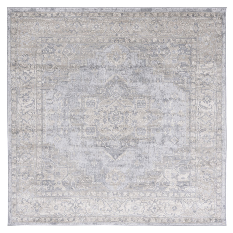 Wynton Performance Oriental Rug, Square 6'7"