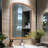 Lucena Wood Arched Rectangle Wall Mirror-1193100353-1193248563