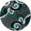 Tapis turquoise / gris à motif cachemire Zabala-1939004860