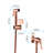 Hygienic Rose Gold Metal Handheld Toilet Bidet , Provides Convenient Cleaning With Adjustable Spray Intensity And Corrosion Feature For Toilet, Flow Properties-123482682