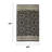 Outdoor Rug Plastic Straw Rug Waterproof Patio Lakhbir Black-1406599202