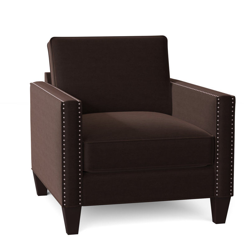 Fauteuil de 34 po de large Ellerkamp, Noyer Akiko