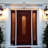 Endurathane Double Raised Pilaster 8"W x 96"H x 2 3/4"P with 14 1/4" Attached Plinth, Sold Per Pair