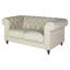 Milan 71'' Linen Rolled Arm Settee