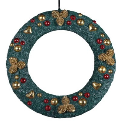 Alyza Christmas Wreath Statue