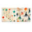 Corinthia - Ensemble de 2 verres muraux abstraits en acrylique Mid-Century-103925640