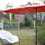 Grand parasol extérieur à double face de 14,8 pi - orange Auvent 100%, structure stable. Idéal pour la cour, le bord de la piscine, la pelouse et le jardin. 14,8 pi. Convient-327393012