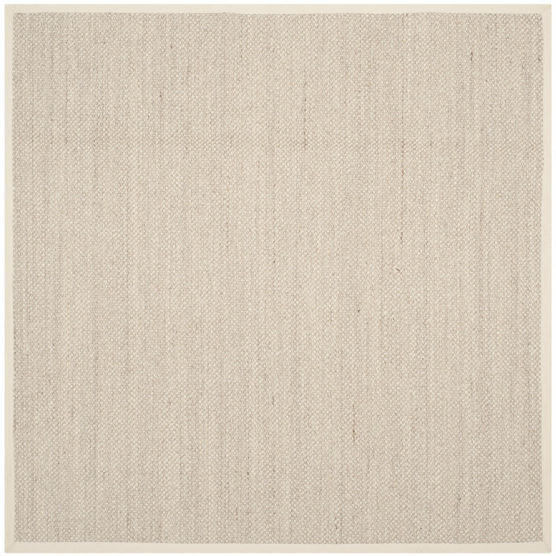 Torbin Sisal Area Rug, Beige, Square 122 cm