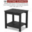 17,72 po Table d'appoint d'extérieur à 2 niveaux Hanches All Weather-2072861360