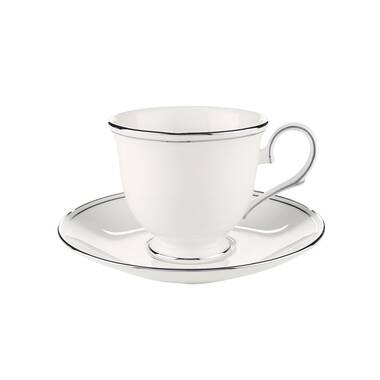 Lenox Oyster Bay 8 Piece Espresso Cup & Saucer Set