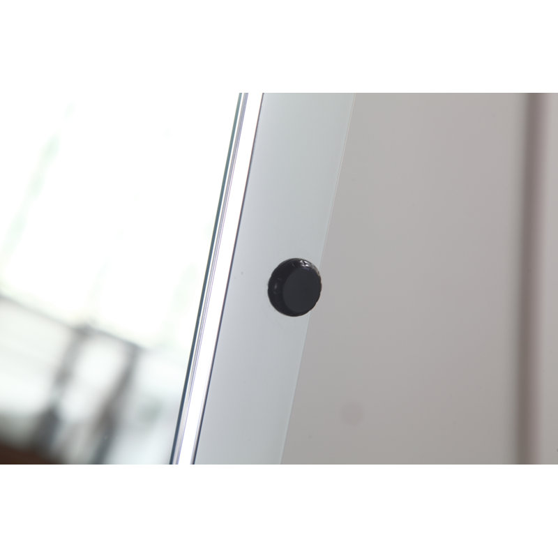 Fidler Metal Rectangle LED Floor Mirror