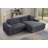 Anquantae 2-Piece Oversized Sectional Chaise Sofa with Comfy Deep Seat-1177513785-1170590835