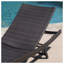 Chaise longue Kauai PE en osier brun multi