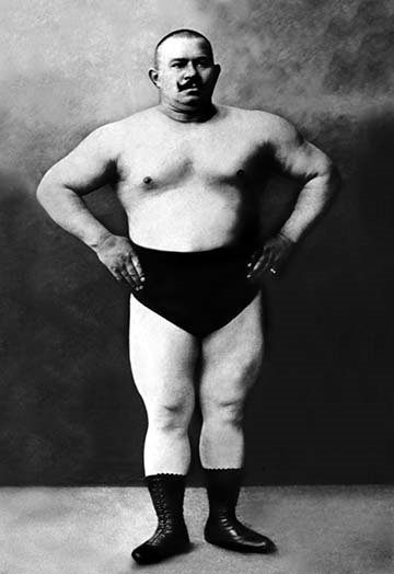 « bodybuilder », reproduction de photo, H 66 po x l 44 po x P 1,5 po