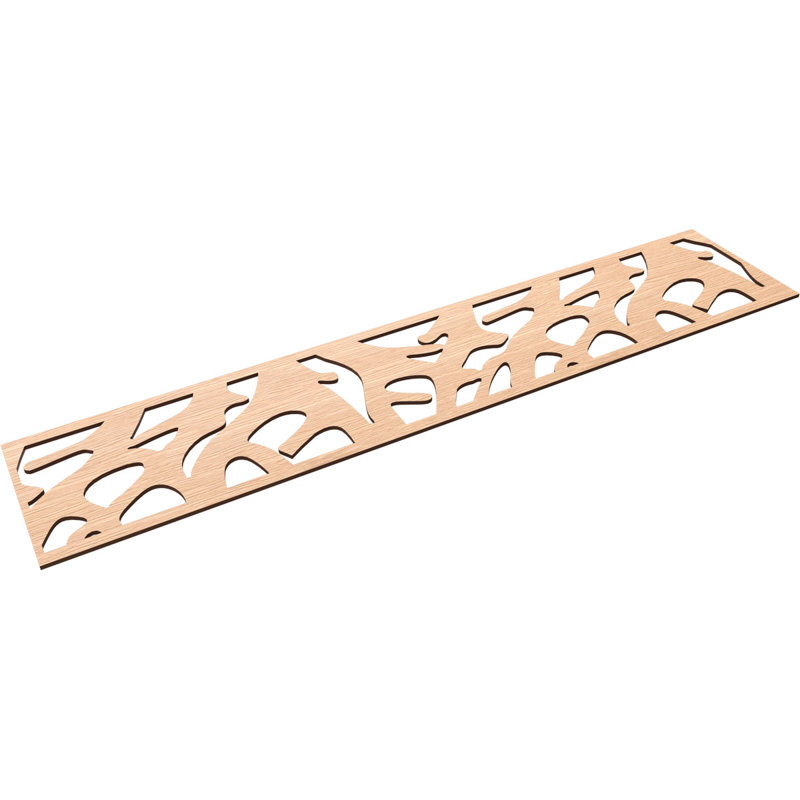 Moulure Manton, Chêne rouge, H 10 po x l 46,75 po x P 0,25 po