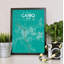 Cairo City Map - No Frame Print-1485591391