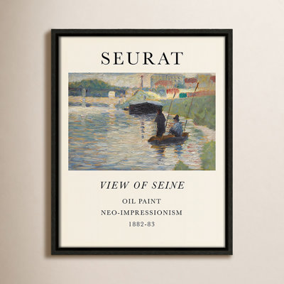 Old Masters Collection "View of Seine" Print