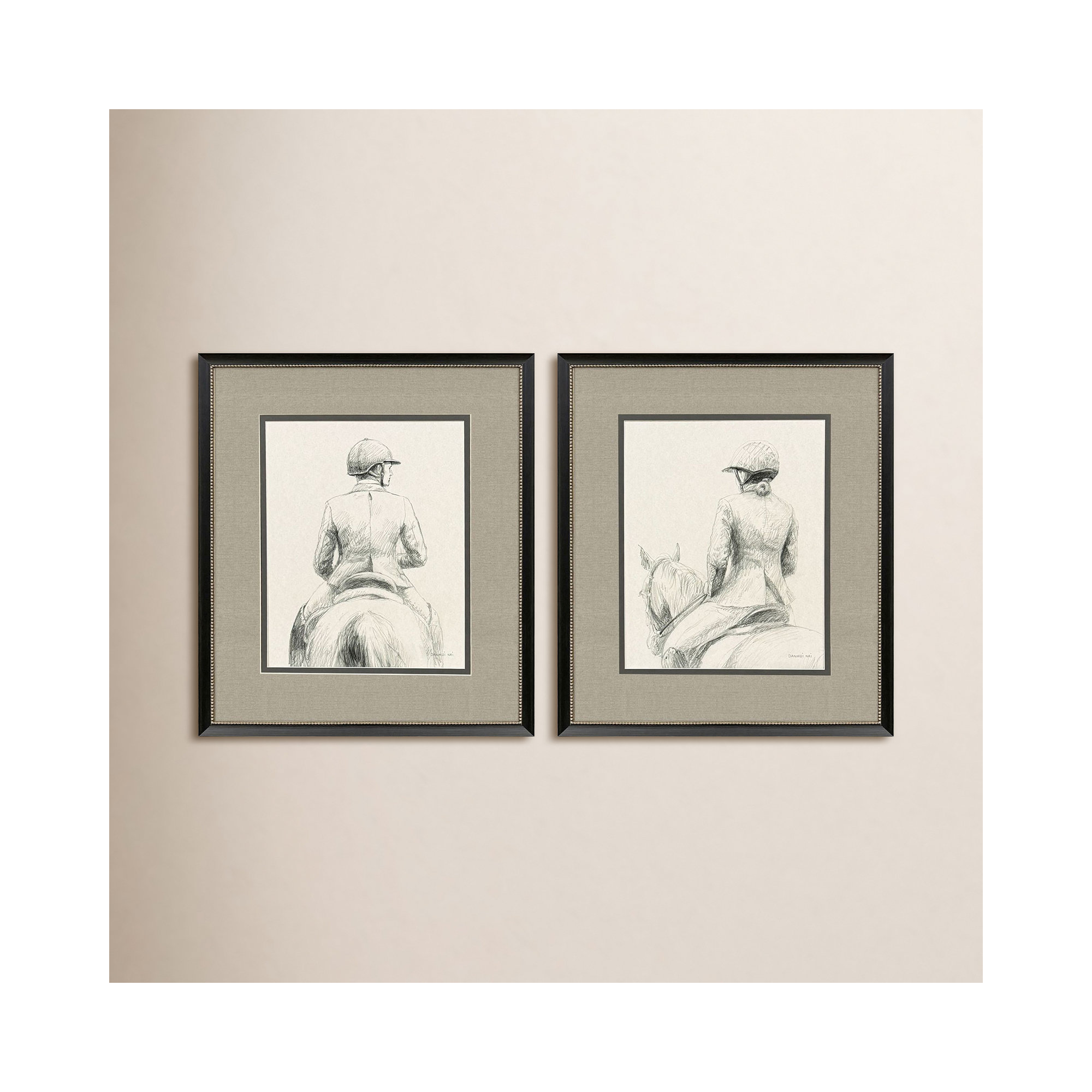English Rider Framed Art